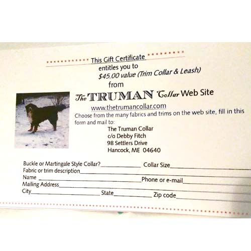 truman collar